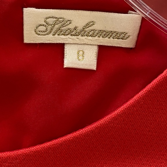 Thashamma Red Sleeveless A-Line Dress - Picture 2 of 5